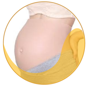 Integrated Bodysuit with Belly Bump